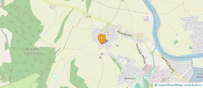 localisation de l'entreprise DN IMMO  CHAVANOZ