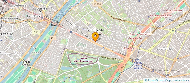 localisation de l'entreprise DN IMMOBILIER à NEUILLY-SUR-SEINE