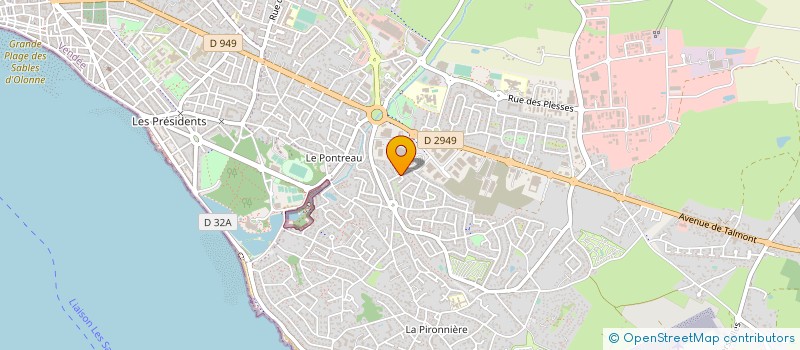 localisation de l'entreprise DN IMMOBILIER à LES SABLES D'OLONNE