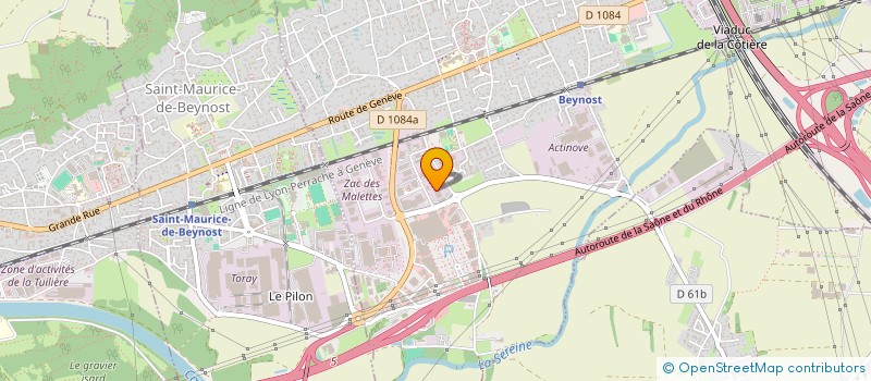 localisation de l'entreprise DN INVEST à BEYNOST