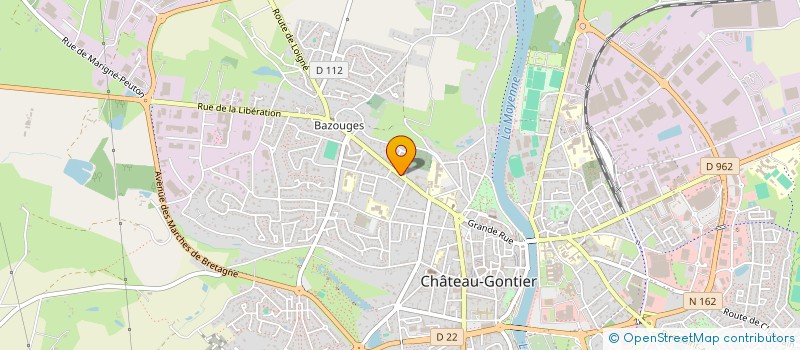 localisation de l'entreprise DN INVEST  CHATEAU-GONTIER-SUR-MAYENNE