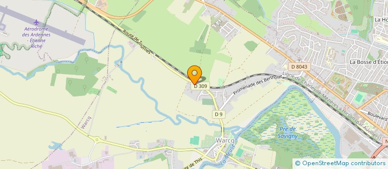 localisation de l'entreprise DN INVEST  WARCQ