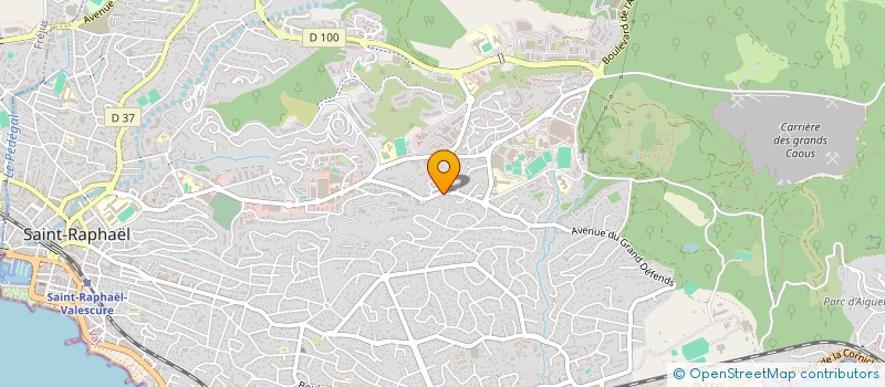 localisation de l'entreprise DN MACONNERIE GENERALE  SAINT-RAPHAEL