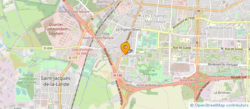 localisation de l'entreprise DN NETTOYAGE à RENNES