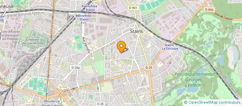 localisation de l'entreprise DN PROD & PUBLISHING  STAINS
