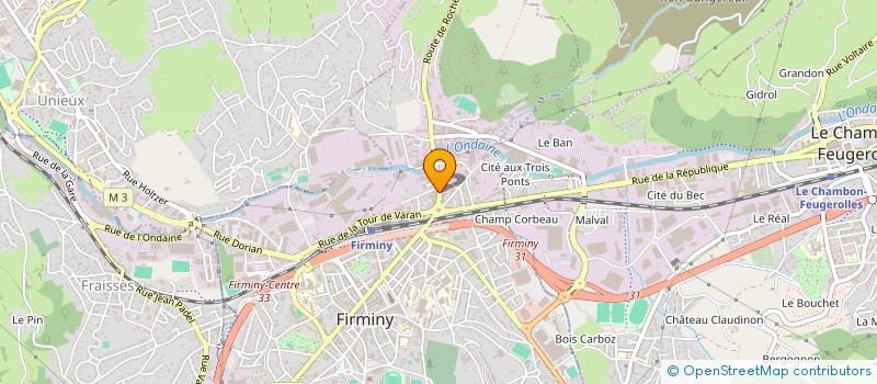 localisation de l'entreprise DN SERVICES à FIRMINY