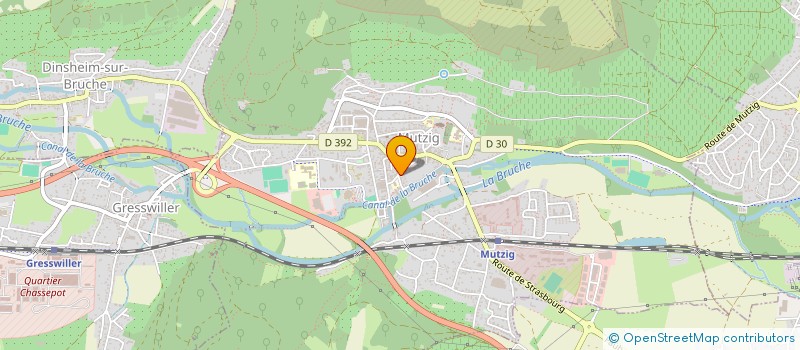 localisation de l'entreprise DN TRAVAUX  MUTZIG