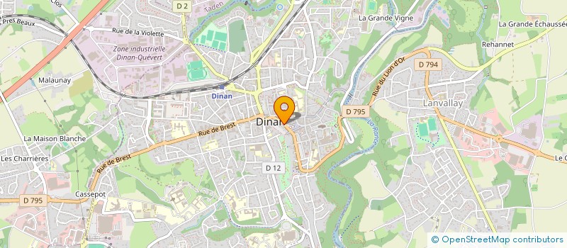 localisation de l'entreprise DN VOYAGES à DINAN
