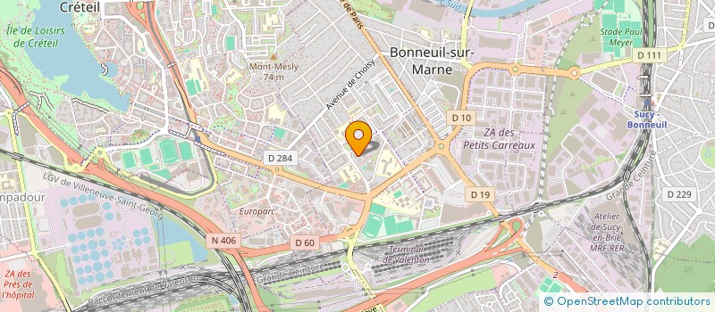 localisation de l'entreprise DN28 TRANSPORTS à BONNEUIL-SUR-MARNE