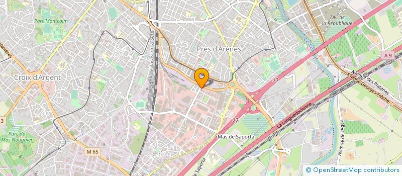 localisation de l'entreprise DNA à MONTPELLIER