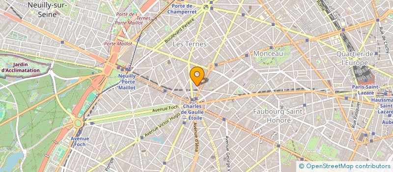 localisation de l'entreprise DNA.  PARIS