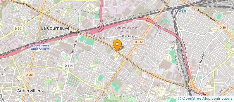 localisation de l'entreprise DNA à LA COURNEUVE