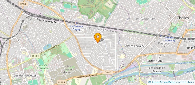 localisation de l'entreprise DNA BATIMENT à GAGNY
