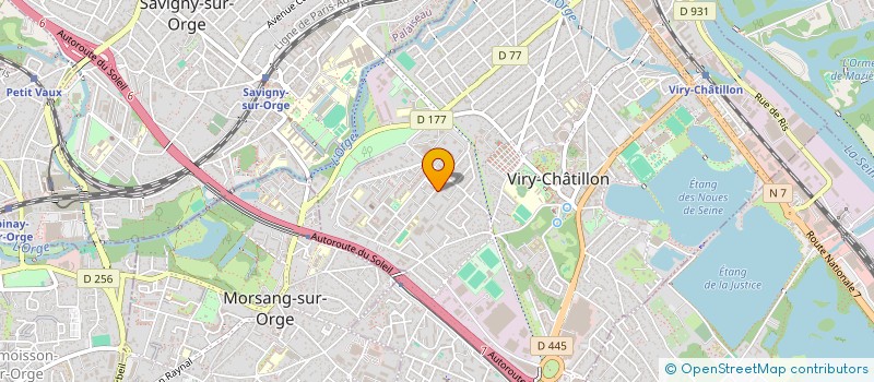 localisation de l'entreprise DNA CONSTRUCTION à VIRY-CHATILLON