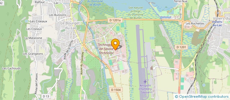 localisation de l'entreprise DNA GENSEE  LE BOURGET-DU-LAC