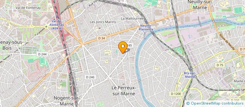 localisation de l'entreprise DNA IMMO  LE PERREUX-SUR-MARNE