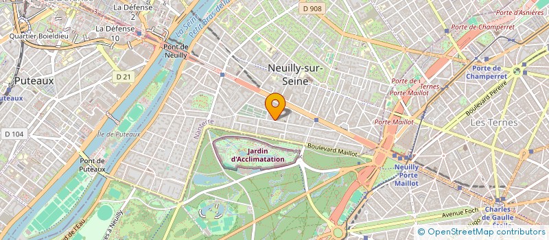 localisation de l'entreprise DNA INVEST 2 à NEUILLY-SUR-SEINE