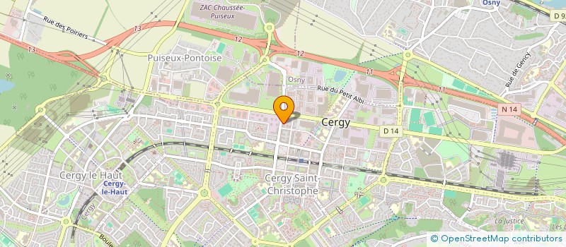 localisation de l'entreprise DNA PAYMENTS CONSULTING  CERGY