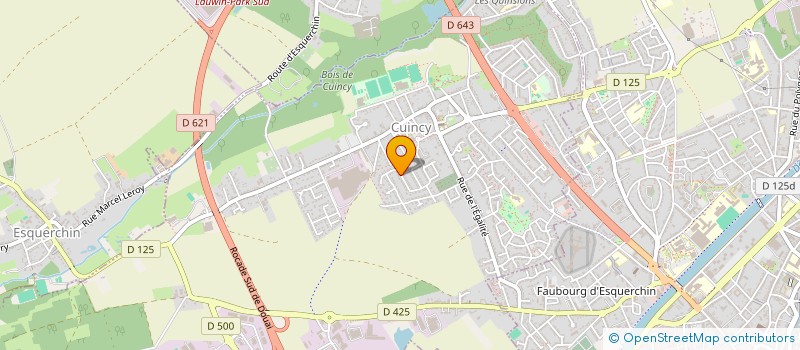 localisation de l'entreprise DNA SANTE  CUINCY