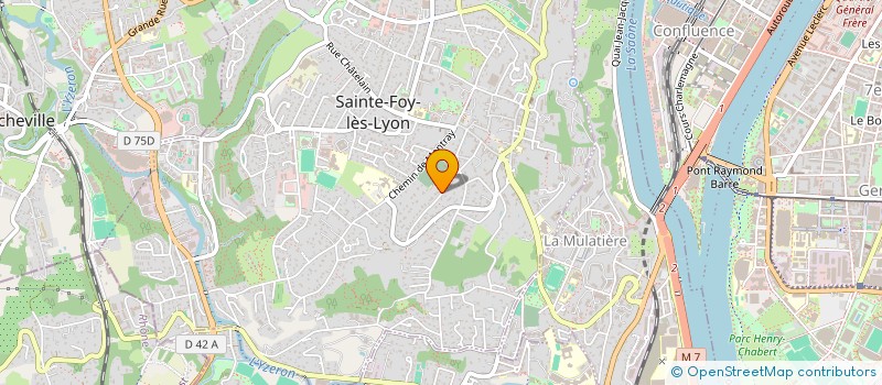 localisation de l'entreprise DNAI 2  SAINTE-FOY-LES-LYON