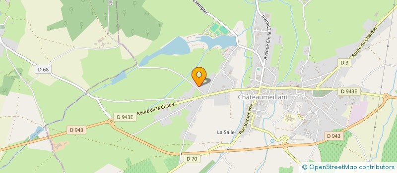 localisation de l'entreprise DNAP  CHATEAUMEILLANT