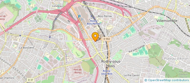 localisation de l'entreprise DNARNYA à ROSNY-SOUS-BOIS