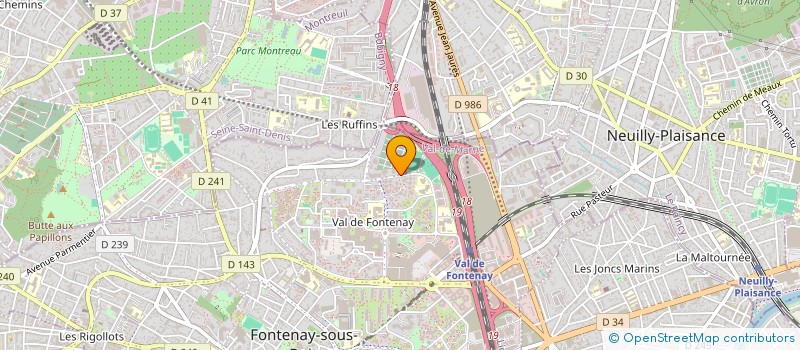 localisation de l'entreprise DNB  FONTENAY-SOUS-BOIS