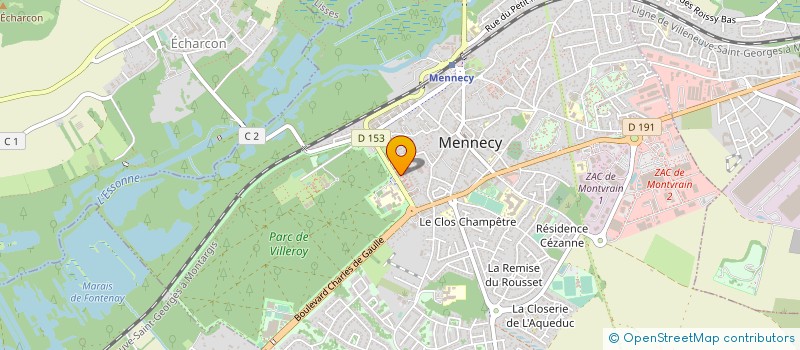localisation de l'entreprise DNB MULTISERVICES à MENNECY