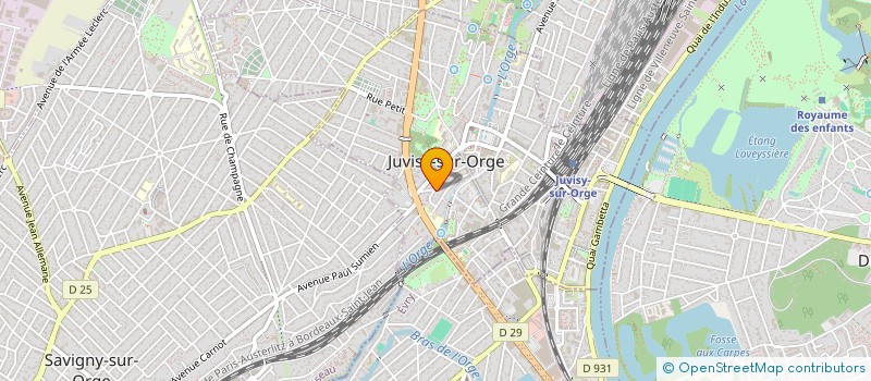 localisation de l'entreprise DNB PROJECT à JUVISY-SUR-ORGE