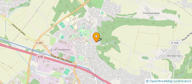 localisation de l'entreprise DNB PROMOTION  BOURGOIN-JALLIEU