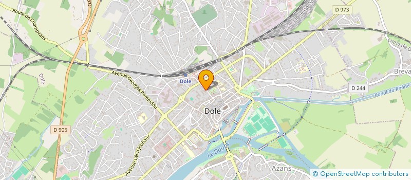 localisation de l'entreprise DNC à DOLE