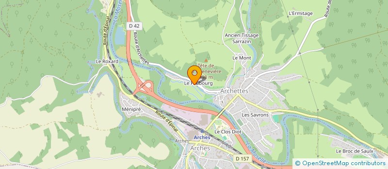 localisation de l'entreprise DNC  ARCHETTES