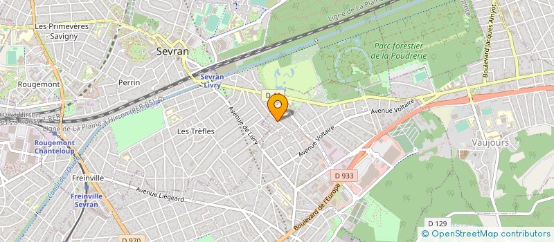 localisation de l'entreprise DNC COUVERTURE à LIVRY-GARGAN