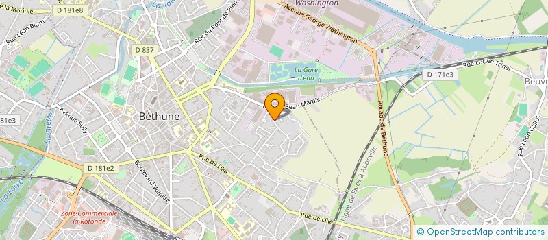 localisation de l'entreprise DNC GREEN INVEST  BETHUNE