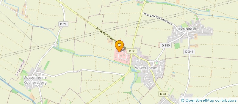 localisation de l'entreprise DNC IMMO  WIWERSHEIM