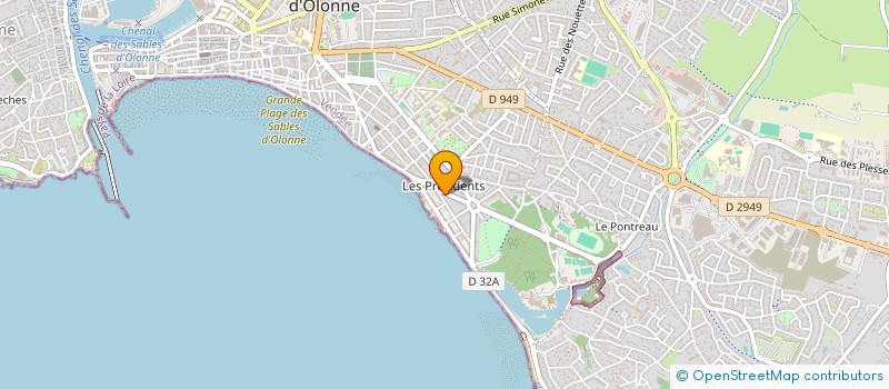 localisation de l'entreprise DNCV à LES SABLES D'OLONNE