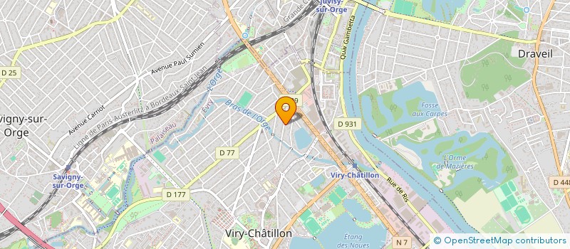 localisation de l'entreprise DNCV  VIRY-CHATILLON