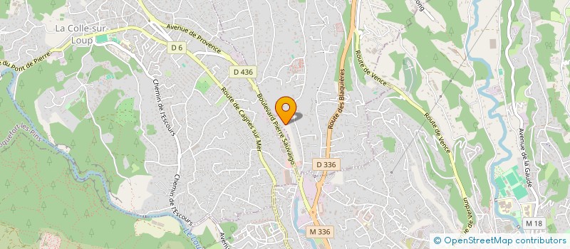 localisation de l'entreprise DND à SAINT-PAUL-DE-VENCE