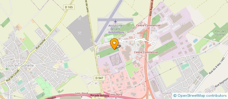 localisation de l'entreprise DND CREATION à VENDIN LE VIEIL