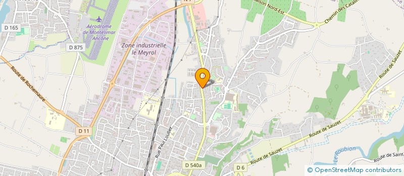 localisation de l'entreprise DNE 14-18 à MONTELIMAR