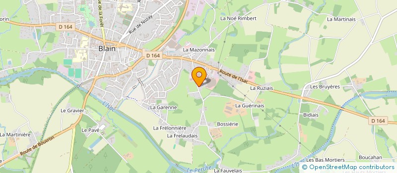 localisation de l'entreprise DNE INVESTISSEMENTS  BLAIN