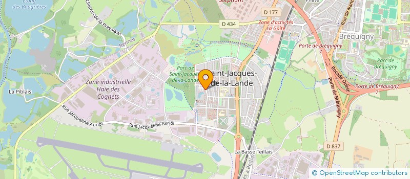 localisation de l'entreprise DNF ESPORT  SAINT-JACQUES-DE-LA-LANDE