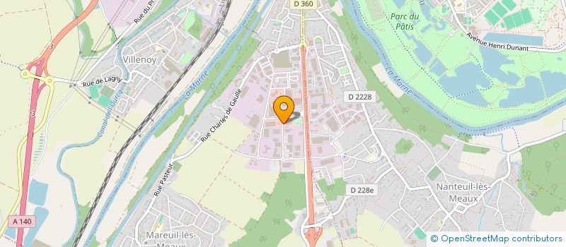 localisation de l'entreprise DNF HOLDING à MAREUIL-LES-MEAUX