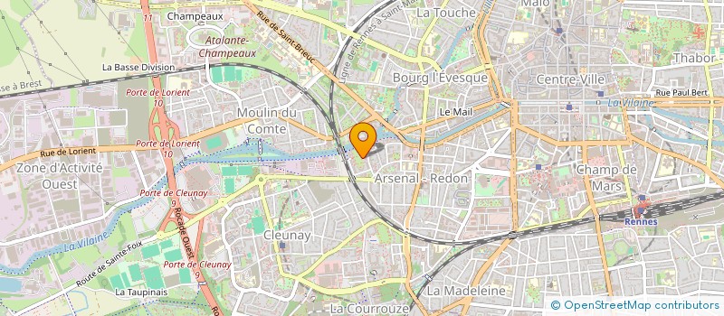 localisation de l'entreprise DNF PROJECT  RENNES