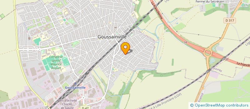 localisation de l'entreprise DNG-CONSULTING à GOUSSAINVILLE
