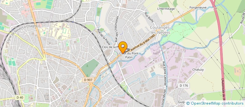 localisation de l'entreprise DNG MULTISERVICES à NEVERS
