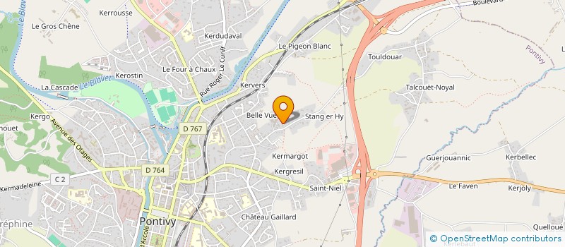 localisation de l'entreprise DNICOLAS  PONTIVY