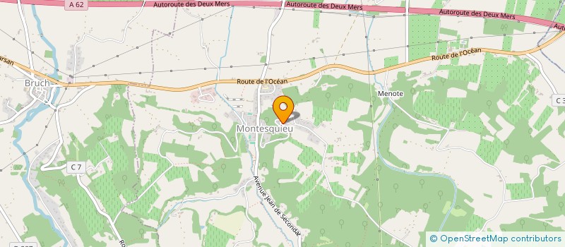 localisation de l'entreprise DNICOLOTTO  MONTESQUIEU