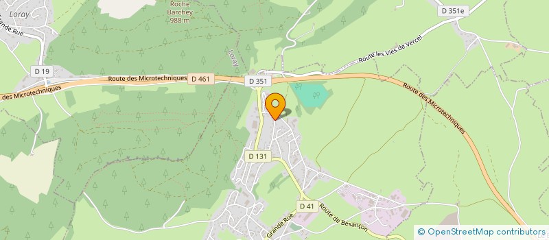 localisation de l'entreprise DNJ  ORCHAMPS-VENNES