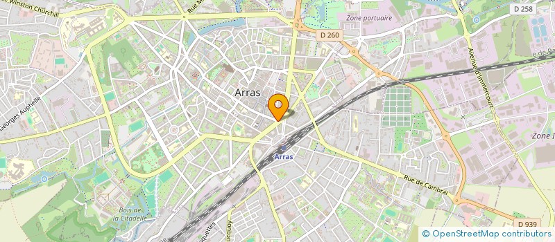 localisation de l'entreprise DNJ DEVENIR à ARRAS